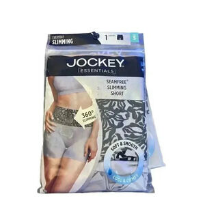 JOCKEY ESSENTIALS SEAMFREE 360 SLIMMING SHORTS PANTYBLACK SIZESM